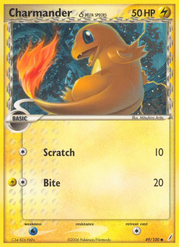 Charmander δ full card art