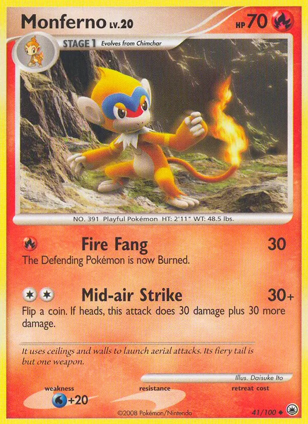 Monferno full card art