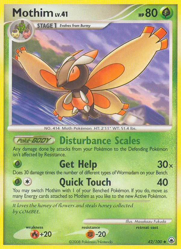 Mothim full card art