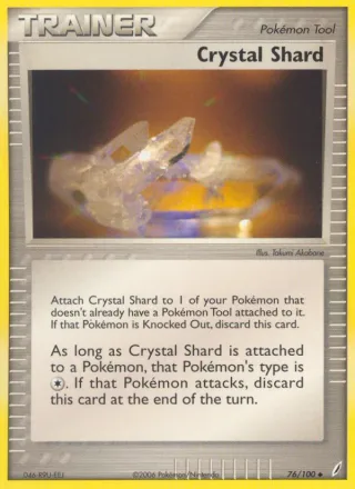 Crystal Shard #76 · Crystal Guardians Pokémon card