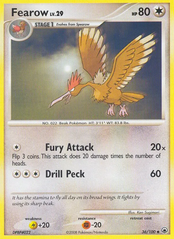 Fearow full card art
