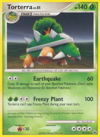 Torterra #30 · Majestic Dawn Pokémon card