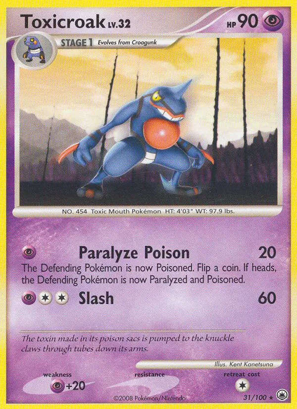 Toxicroak full card art