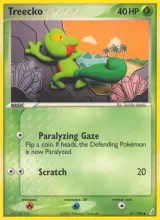 Treecko · Crystal Guardians Pokémon card
