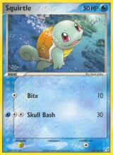 Squirtle · Crystal Guardians Pokémon card