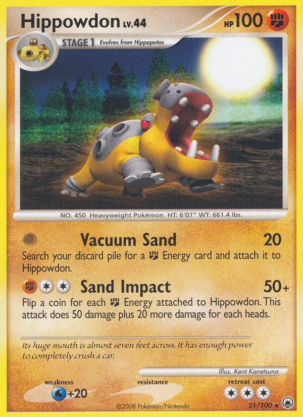 Hippowdon full card art