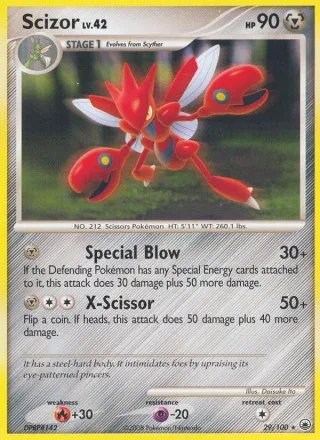 Scizor #29 · Majestic Dawn Pokémon card