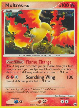 Moltres #10 · Majestic Dawn Pokémon card