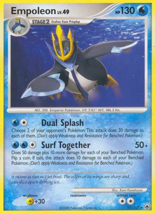 Empoleon #17 · Majestic Dawn Pokémon card