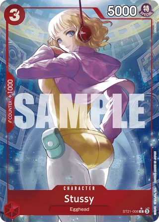 Stussy (Parallel) #ST21-006-parallel · ST-21: Starter Deck 21 EX Gear 5 One Piece card