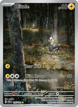 Blitzle #195 · Paradox Rift Pokémon card