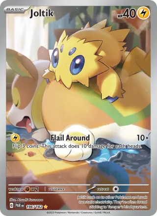 Joltik #196 · Paradox Rift Pokémon card