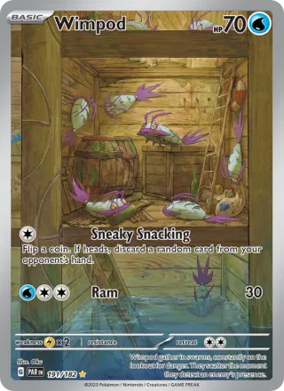 Wimpod #191 · Paradox Rift Pokémon card