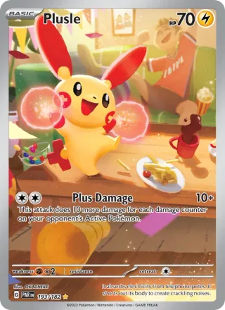 Plusle #193 · Paradox Rift Pokémon card
