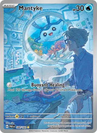 Mantyke #189 · Paradox Rift Pokémon card