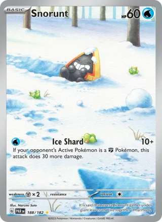 Snorunt #188 · Paradox Rift Pokémon card