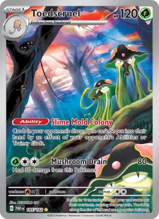 Toedscruel #185 · Paradox Rift Pokémon card