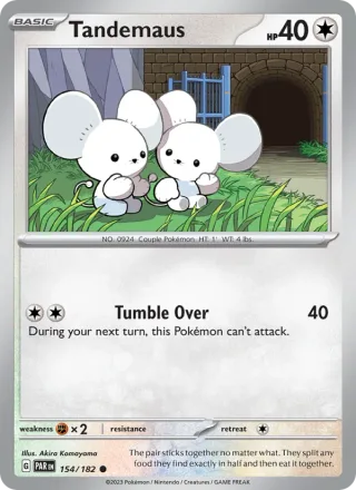 Tandemaus #154 · Paradox Rift Pokémon card