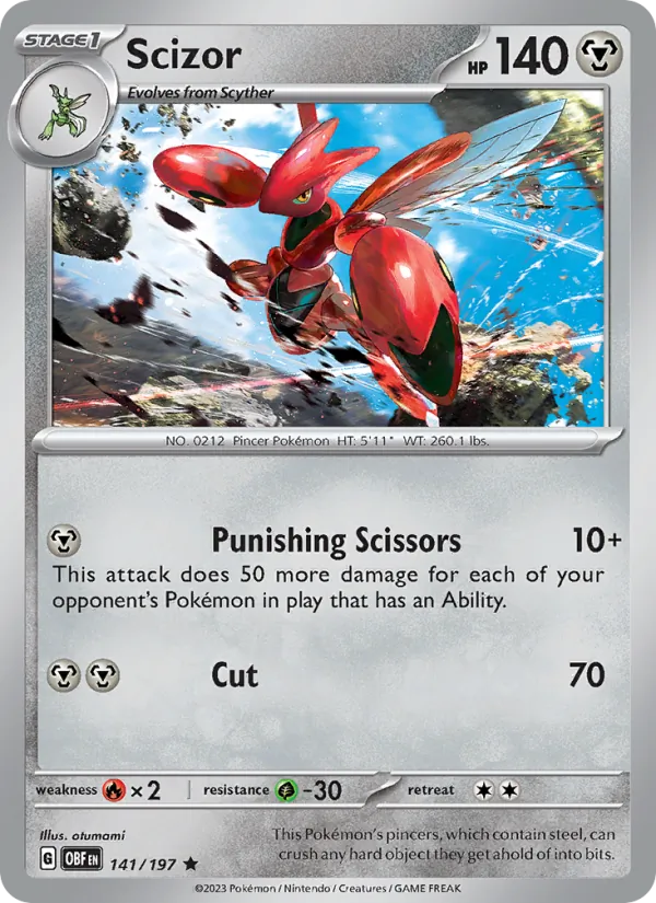 Scizor full card art