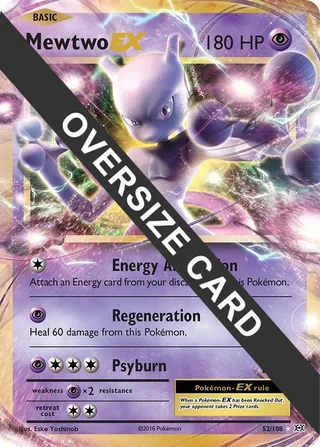 Mewtwo EX #052 · Jumbo cards Pokémon card