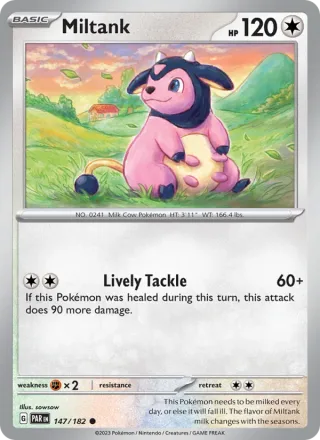 Miltank #147 · Paradox Rift Pokémon card