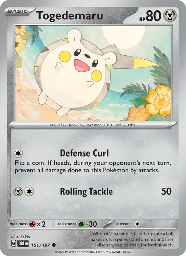 Togedemaru full card art