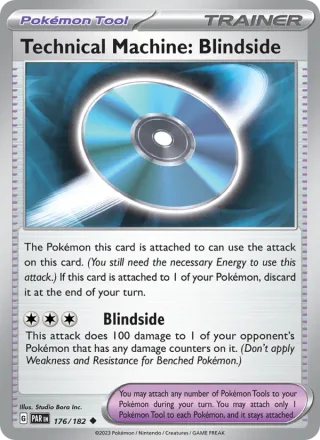 Technical Machine: Blindside #176 · Paradox Rift Pokémon card