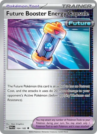 Future Booster Energy Capsule #164 · Paradox Rift Pokémon card