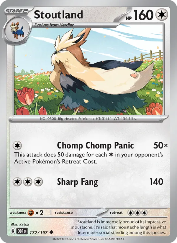 Stoutland full card art
