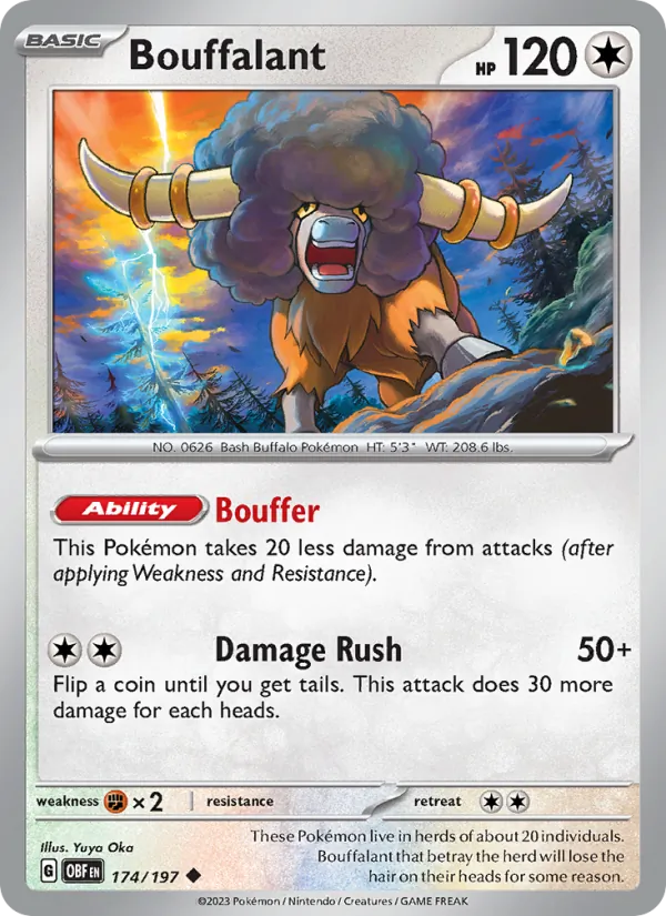 Bouffalant full card art