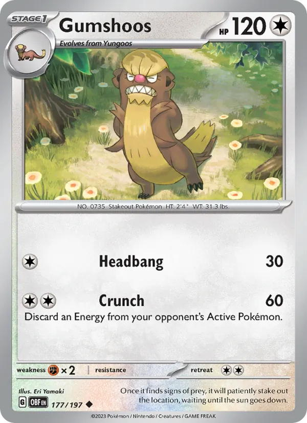 Gumshoos full card art