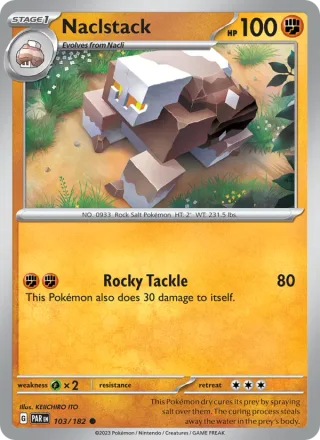 Naclstack #103 · Paradox Rift Pokémon card