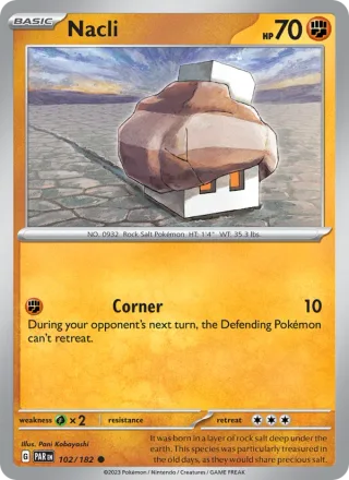 Nacli #102 · Paradox Rift Pokémon card