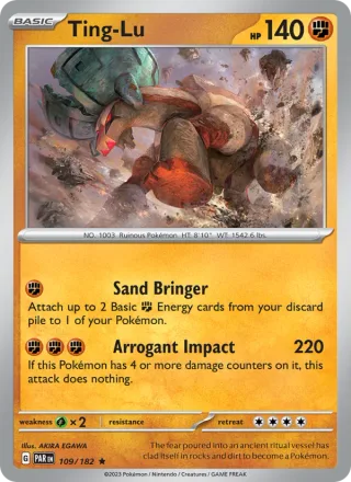 Ting-Lu #109 · Paradox Rift Pokémon card