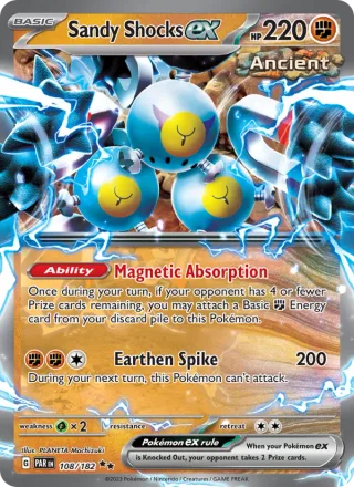Sandy Shocks ex #108 · Paradox Rift Pokémon card