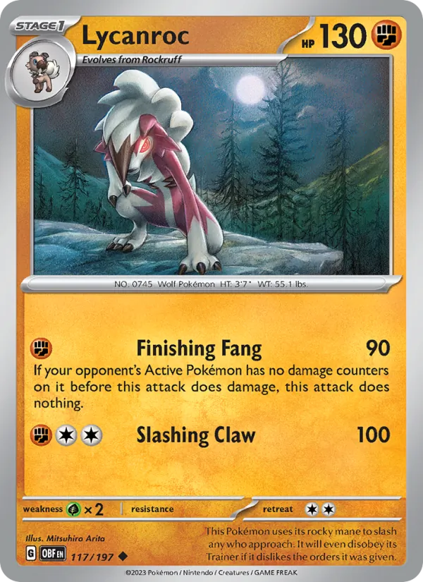 Lycanroc full card art