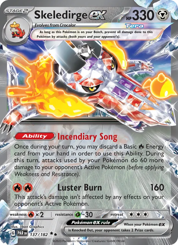 Skeledirge ex full card art