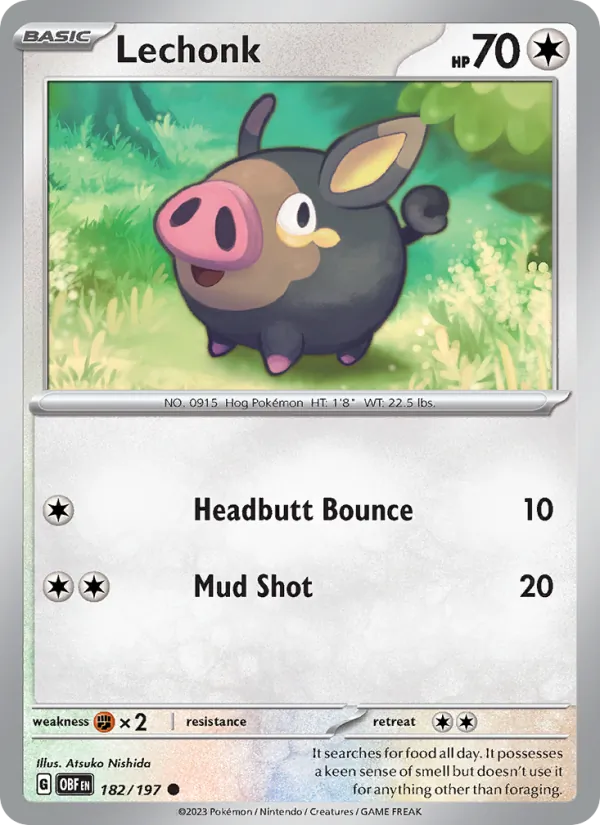 Lechonk full card art