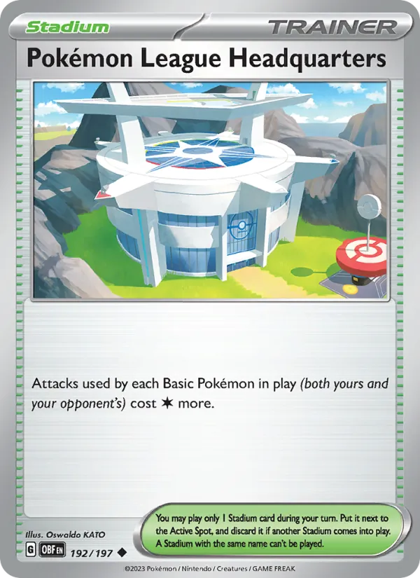 Pokémon League Headquarters full card art