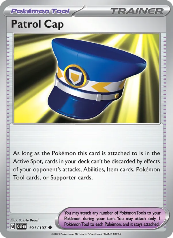 Patrol Cap full card art