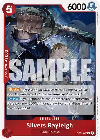 Silvers Rayleigh #OP09-005 · Emperors in the New World One Piece card