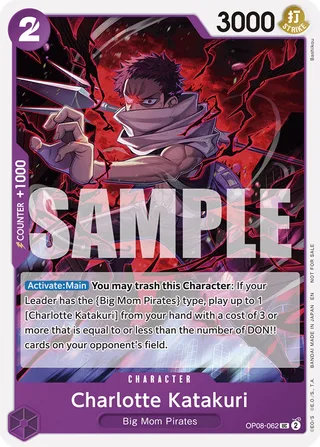 Charlotte Katakuri (Tournament Pack 2025 Vol. 3) #OP08-062-tournament-pack-2025-vol-3 · One Piece Promotion Cards One Piece card