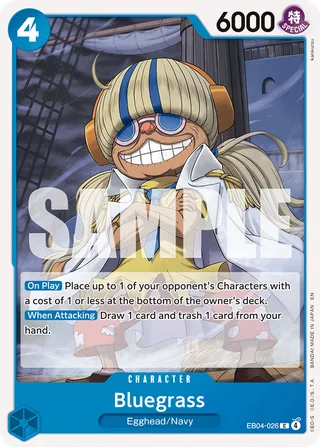 Bluegrass #EB04-026 · The Azure Sea's Seven One Piece card