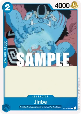Jinbe #ST03-006 · ST-03: Starter Deck 3 The Seven Warlords of The Sea One Piece card