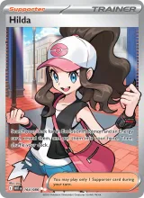 Hilda · White Flare Pokémon card