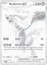 Reshiram ex · White Flare Pokémon card