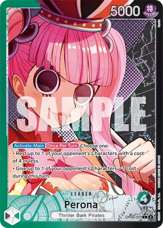 Perona (Alternate Art) #OP06-021-alternate-art · Wings of the Captain One Piece card