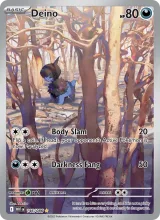 Deino · White Flare Pokémon card