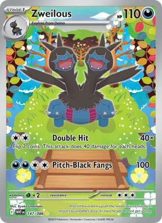Zweilous #147 · White Flare Pokémon card