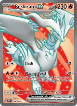 Reshiram ex · White Flare Pokémon card